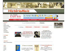 Tablet Screenshot of historiamais.com